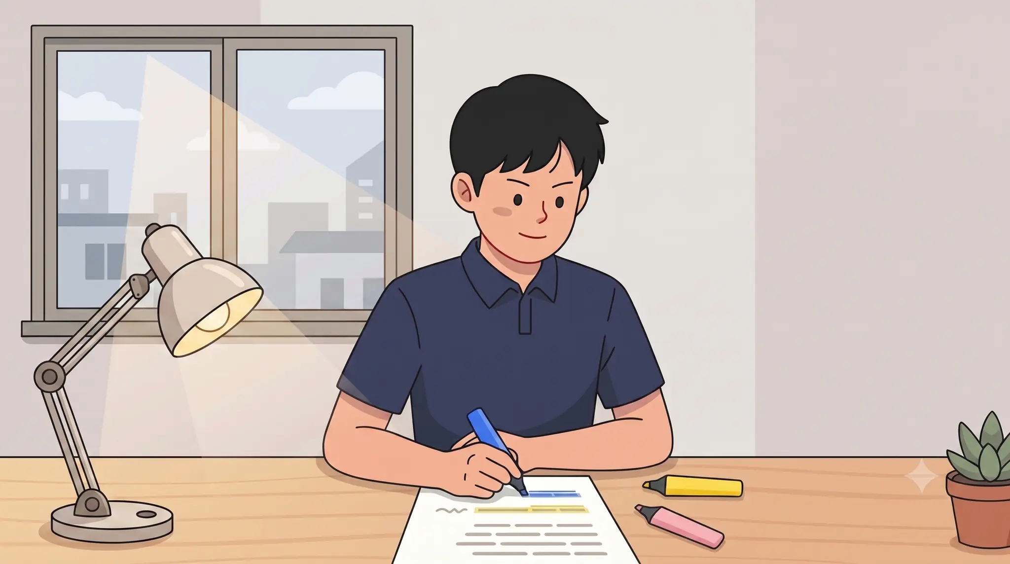 시 지문에서 화자·정서·표현을 표시하는 분석 예시 인포그래픽 
