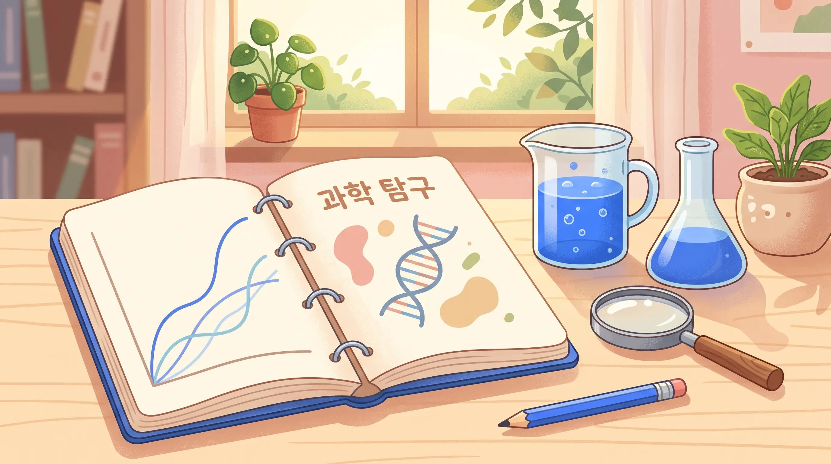 [공부법] 중2 과학 공부법 — 암기 말고 개념·그래프·실험으로 (단원별 공부 포인트)
