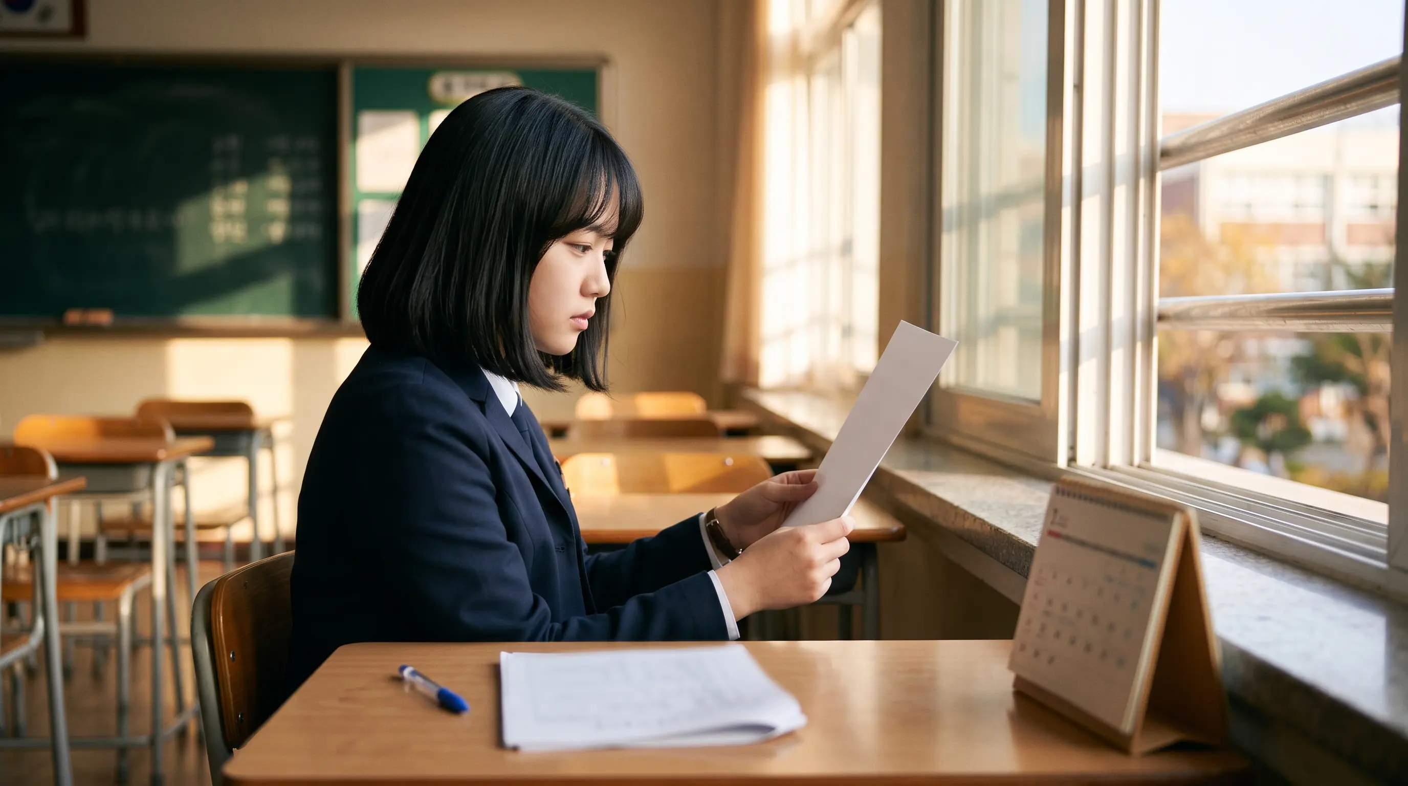 [입시정보] 9월 모의고사 가채점으로 수시 6장 확정하기 — 성적표는 원서 마감 뒤에 나옵니다 (2027학년도)